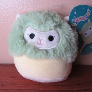 plush squishmallows 3.5" cavaleri alpaca bag clip dangler 2024 NWT (W6410)